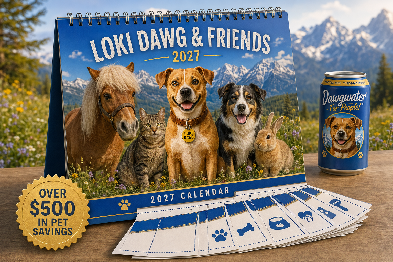 2027 Loki & Friends Calendar